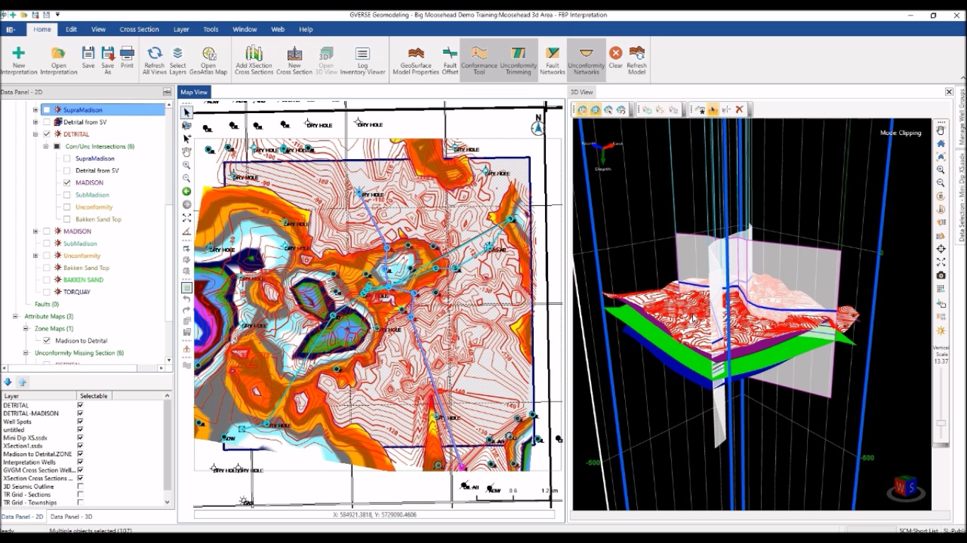 Getting Started with GVERSE Geomodeling 2019.3